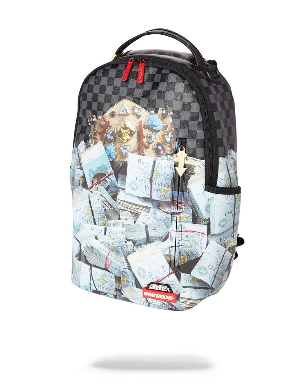 SPRAYGROUND BANK STACKS OF ZAMUNDA COMING 2 AMERICA BACKPACK