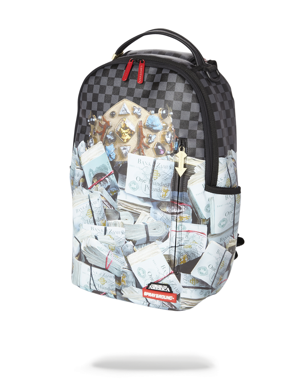 SPRAYGROUND BANK STACKS OF ZAMUNDA COMING 2 AMERICA BACKPACK