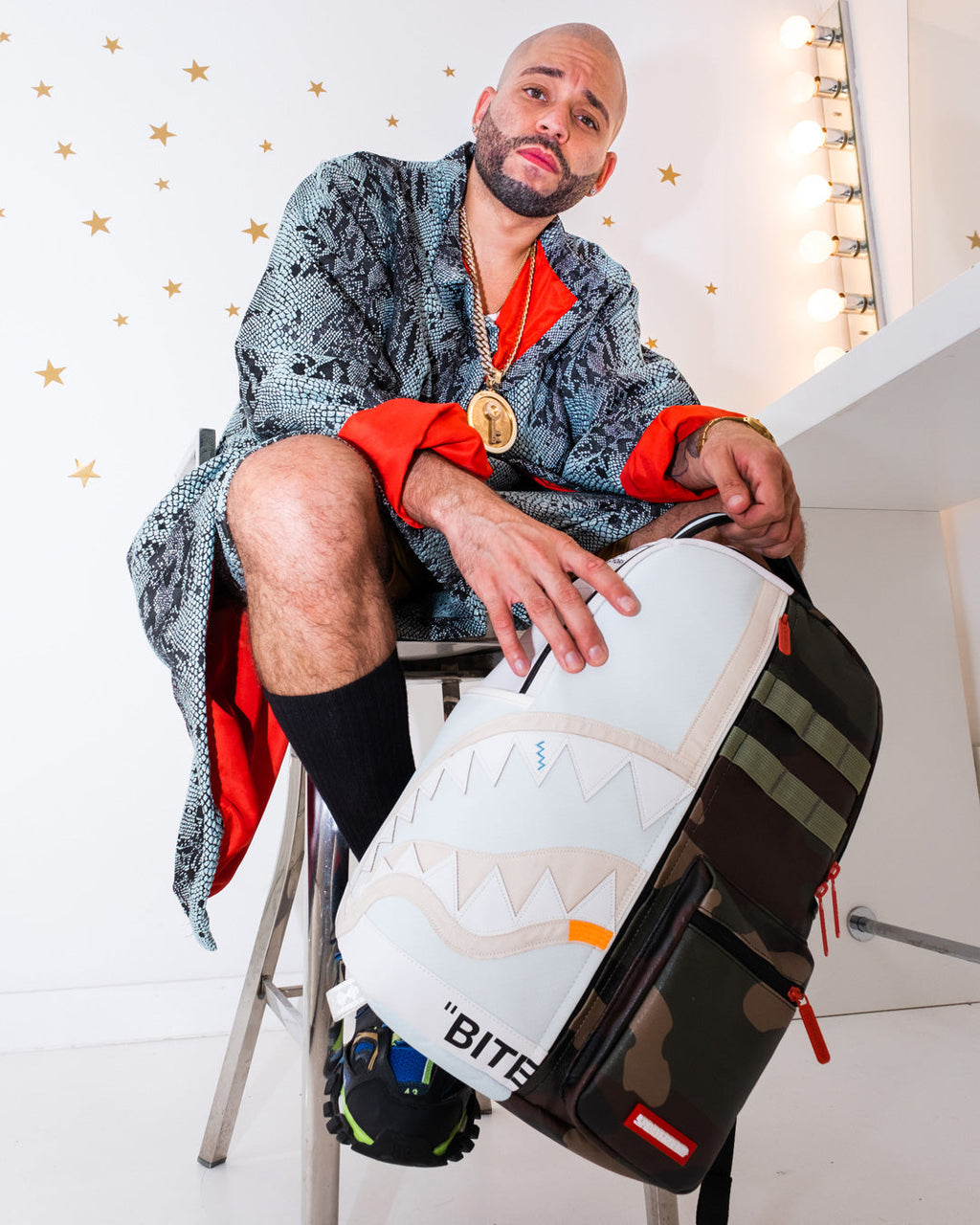 SPRAYGROUND SPLIT WEIRD BACKPACK (DLXV)