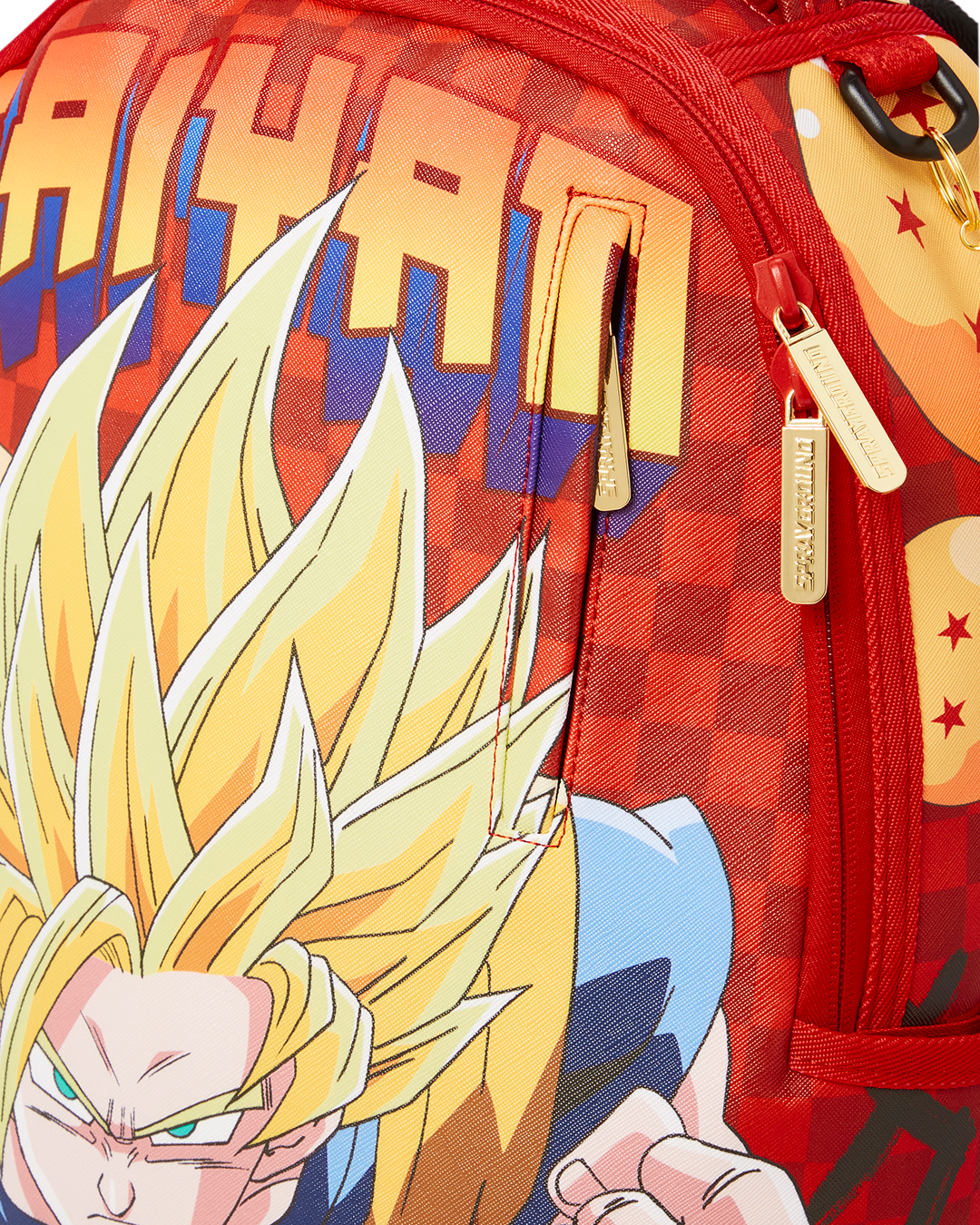 SPRAYGROUND DBZ SUPER SAIYAN CHECK
