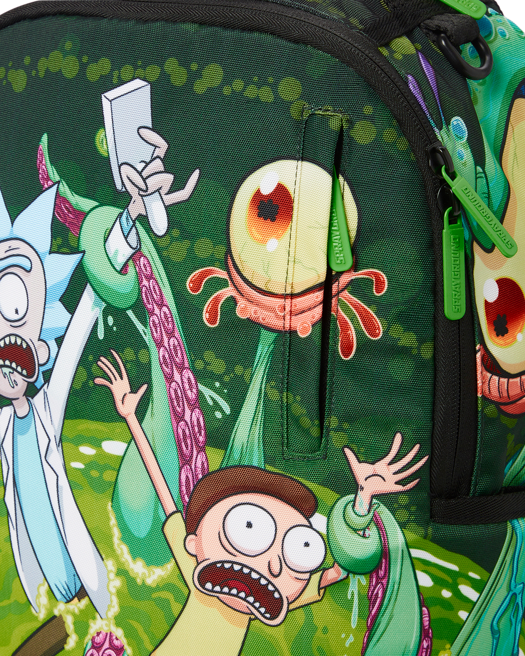 SPRAYGROUND RICK & MORTY PORTAL SHARKMOUTH BACKPACK (DLXR)