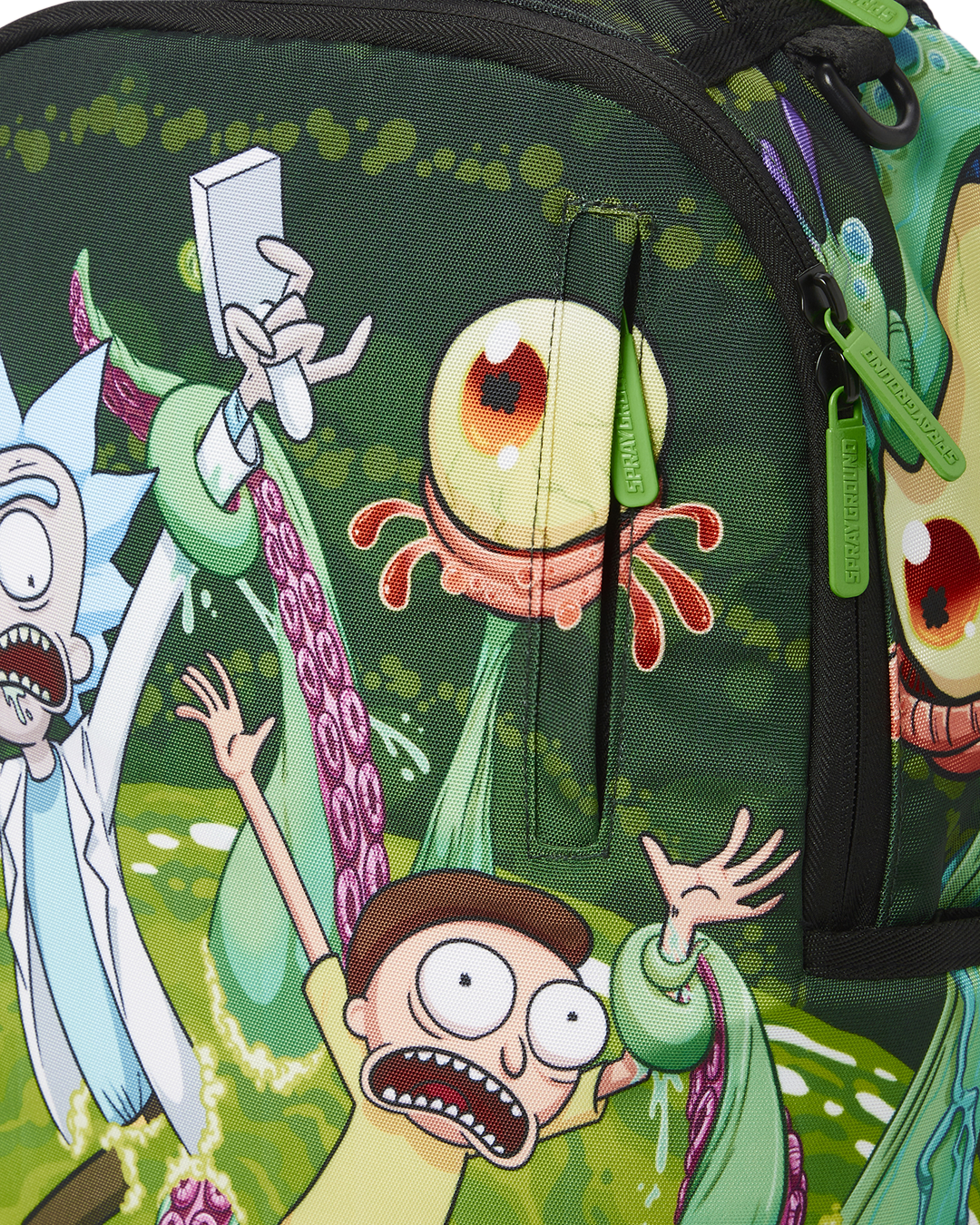 SPRAYGROUND RICK & MORTY PORTAL SHARKMOUTH BACKPACK (DLXR)