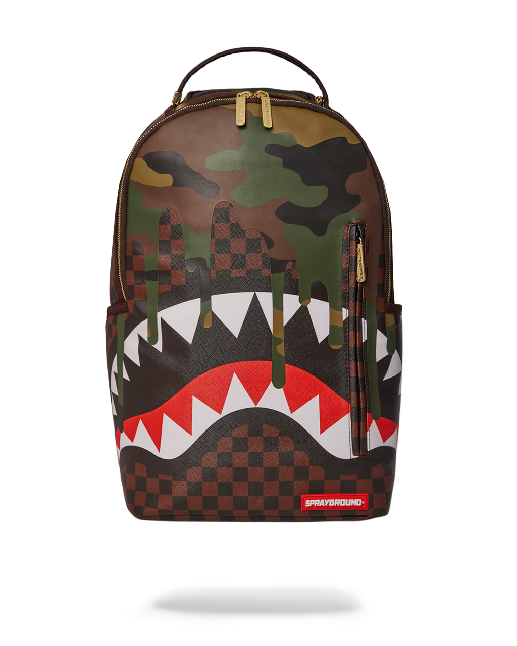 SPRAYGROUND CAMO DRIP SHARKS IN PARIS BACKPACK (DLXV)