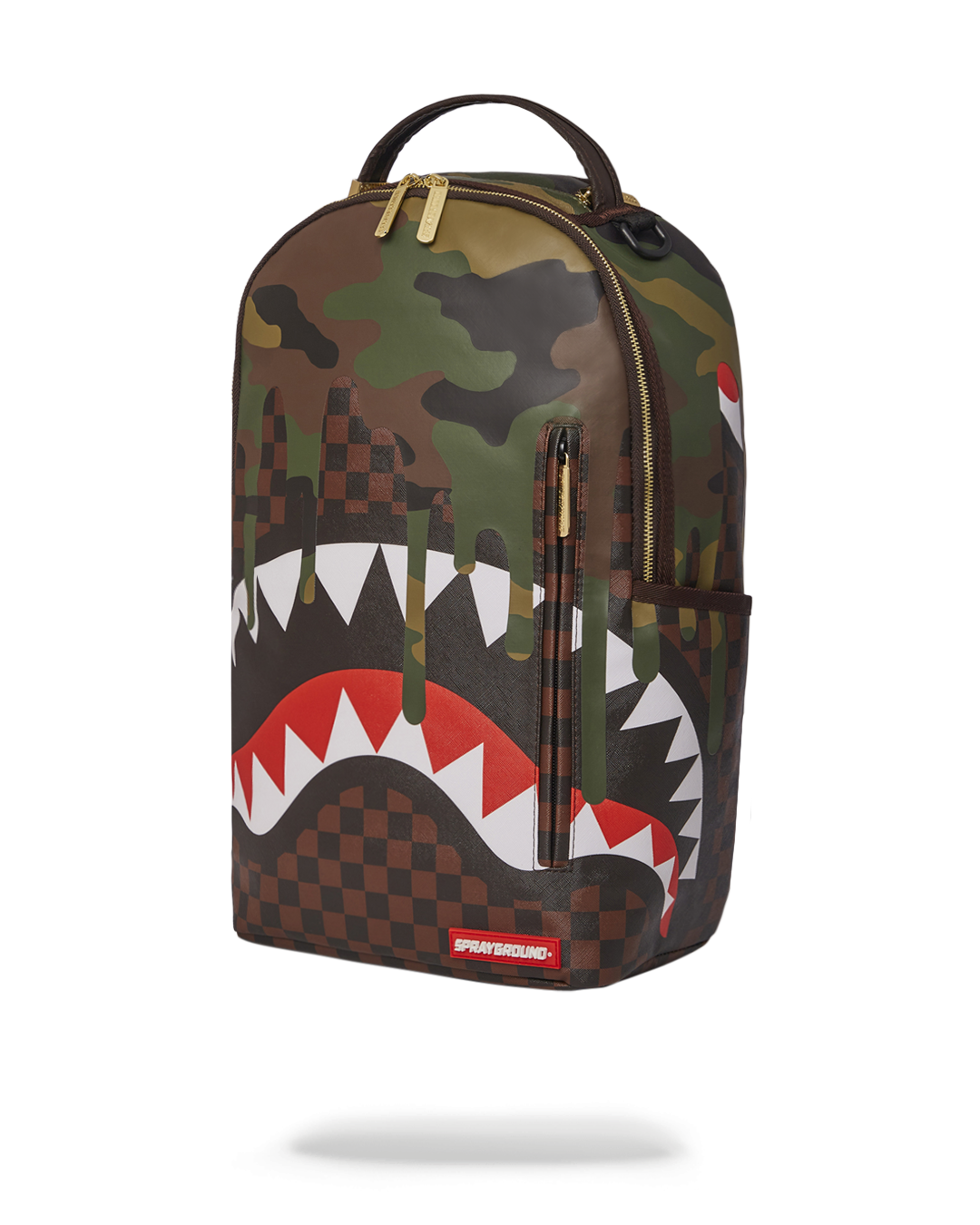 SPRAYGROUND CAMO DRIP SHARKS IN PARIS BACKPACK (DLXV)