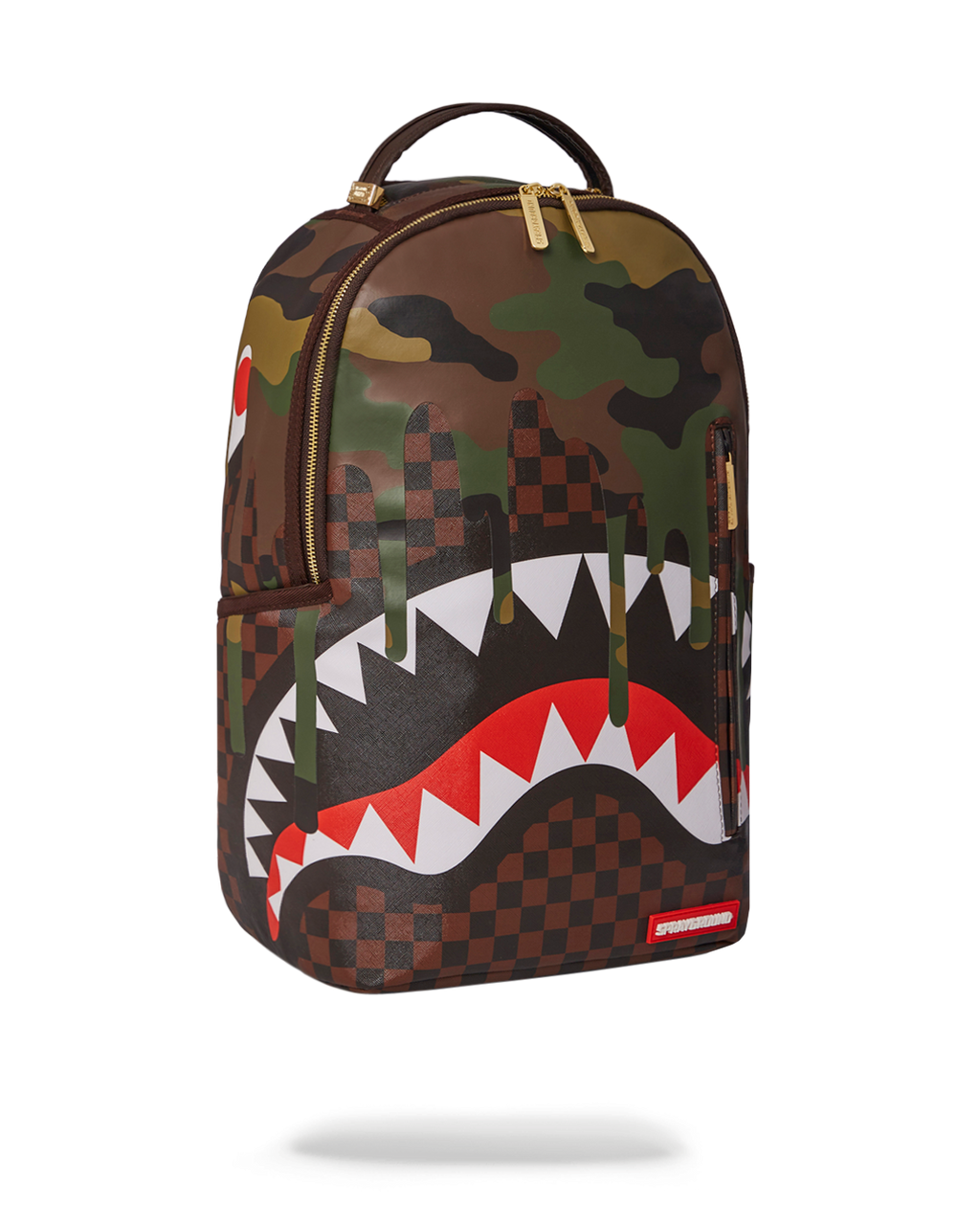 SPRAYGROUND CAMO DRIP SHARKS IN PARIS BACKPACK (DLXV)