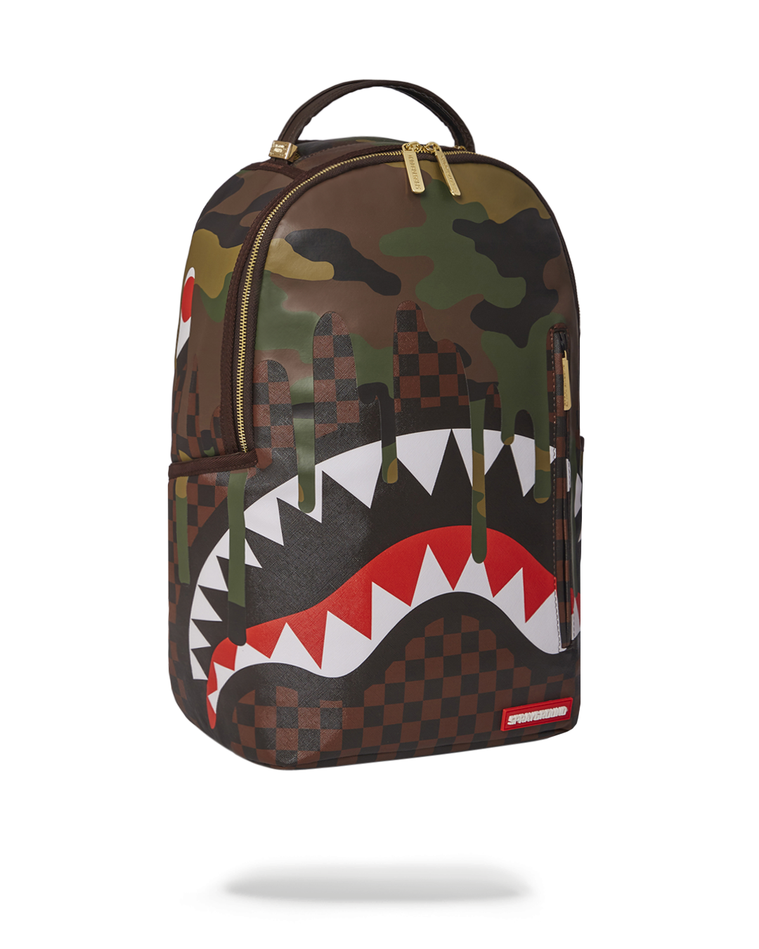 SPRAYGROUND CAMO DRIP SHARKS IN PARIS BACKPACK (DLXV)