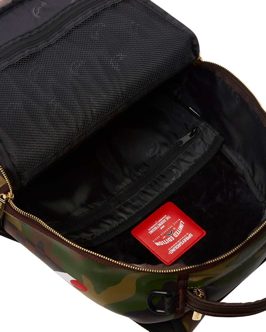 SPRAYGROUND CAMO DRIP SHARKS IN PARIS BACKPACK (DLXV)