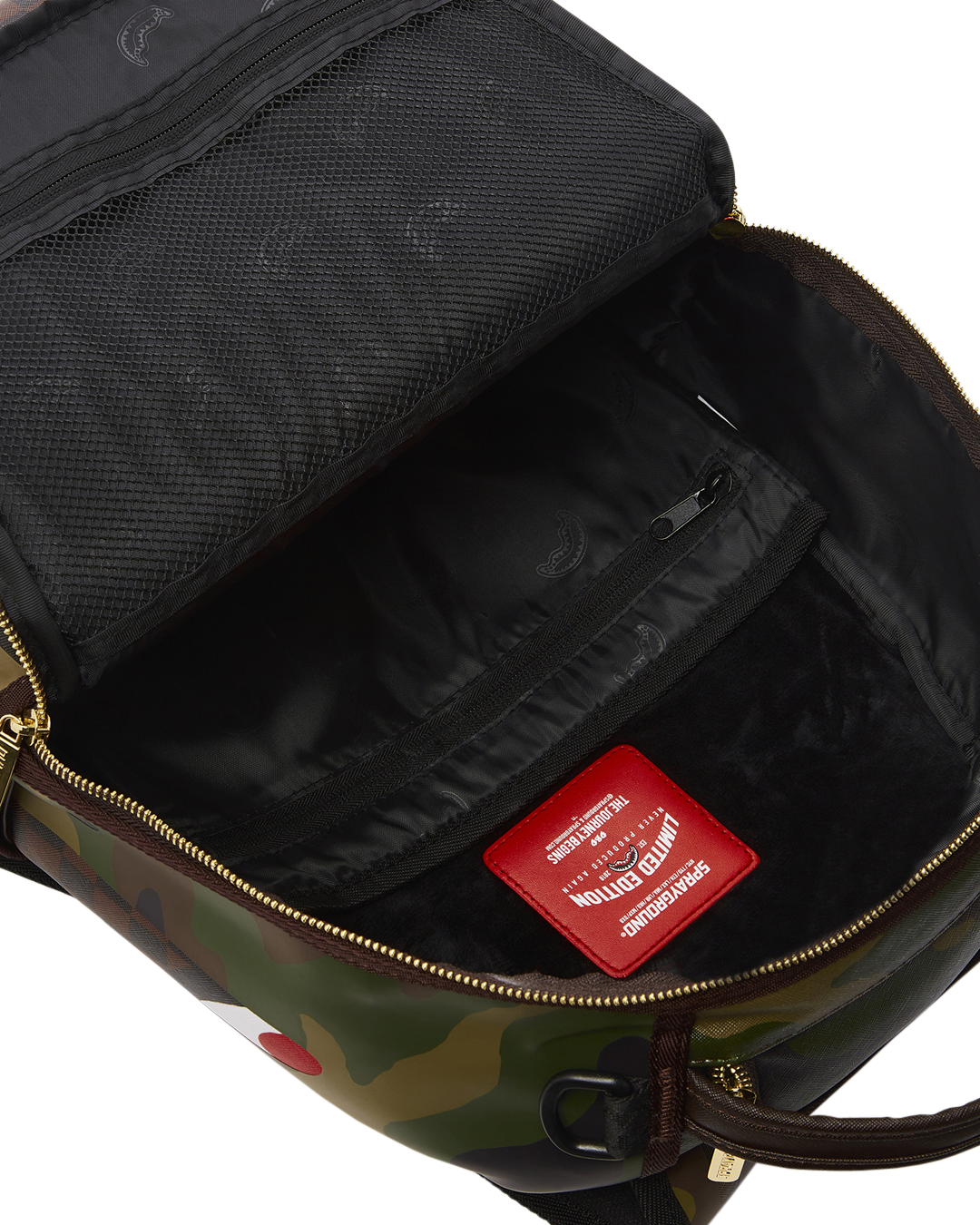 SPRAYGROUND CAMO DRIP SHARKS IN PARIS BACKPACK (DLXV)