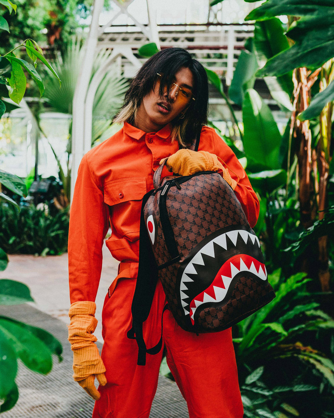 SPRAYGROUND SHARKS AND SKULLS BACKPACK (DLXV)