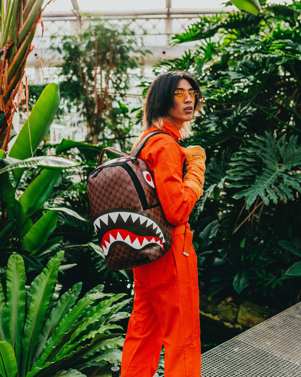 SPRAYGROUND SHARKS AND SKULLS BACKPACK (DLXV)