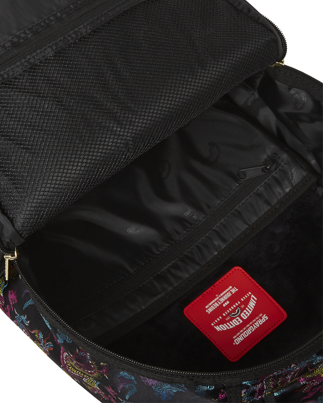 SPRAYGROUND EMBROIDERED DRAGONS DLX BACKPACK