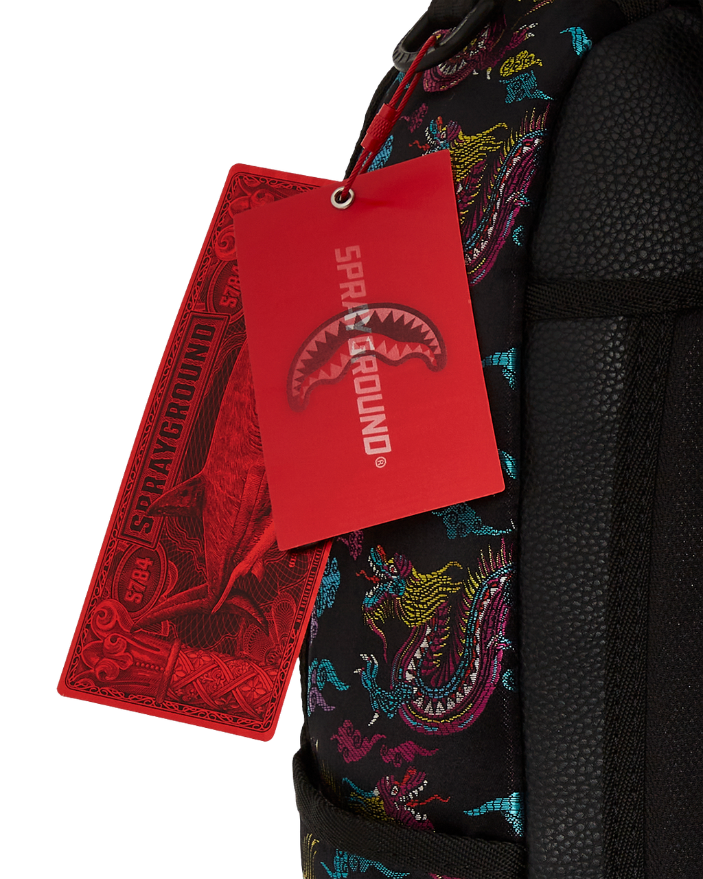SPRAYGROUND EMBROIDERED DRAGONS DLX BACKPACK