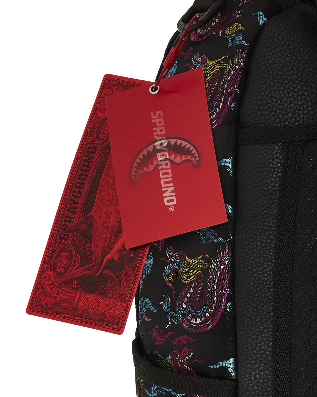 SPRAYGROUND EMBROIDERED DRAGONS DLX BACKPACK