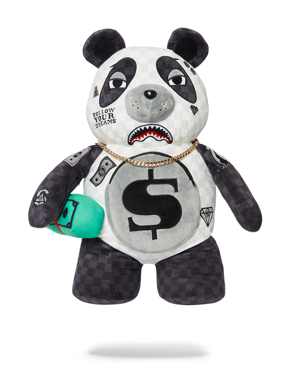 SPRAYGROUND MONEYBEAR TEDDYBEAR BACKPACK PANDA PANDA PANDA