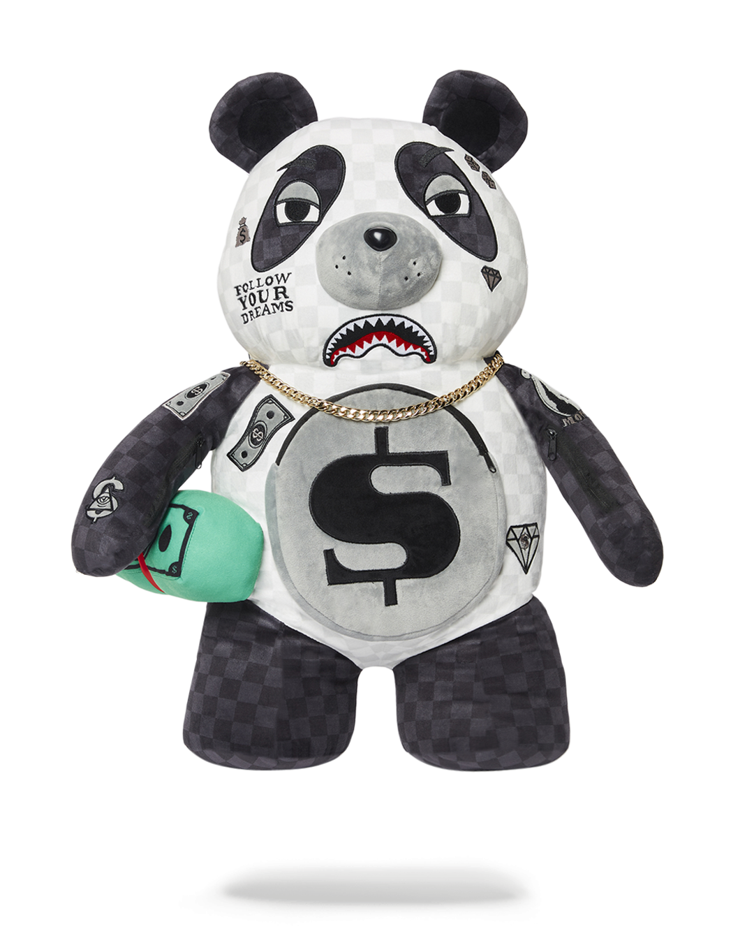 SPRAYGROUND MONEYBEAR TEDDYBEAR BACKPACK PANDA PANDA PANDA
