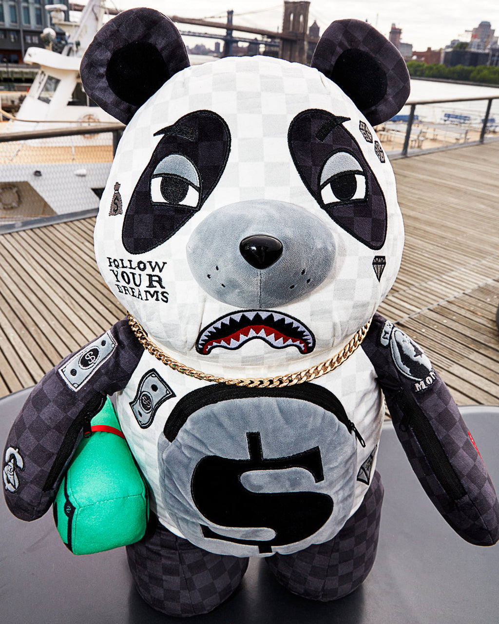 SPRAYGROUND MONEYBEAR TEDDYBEAR BACKPACK PANDA PANDA PANDA