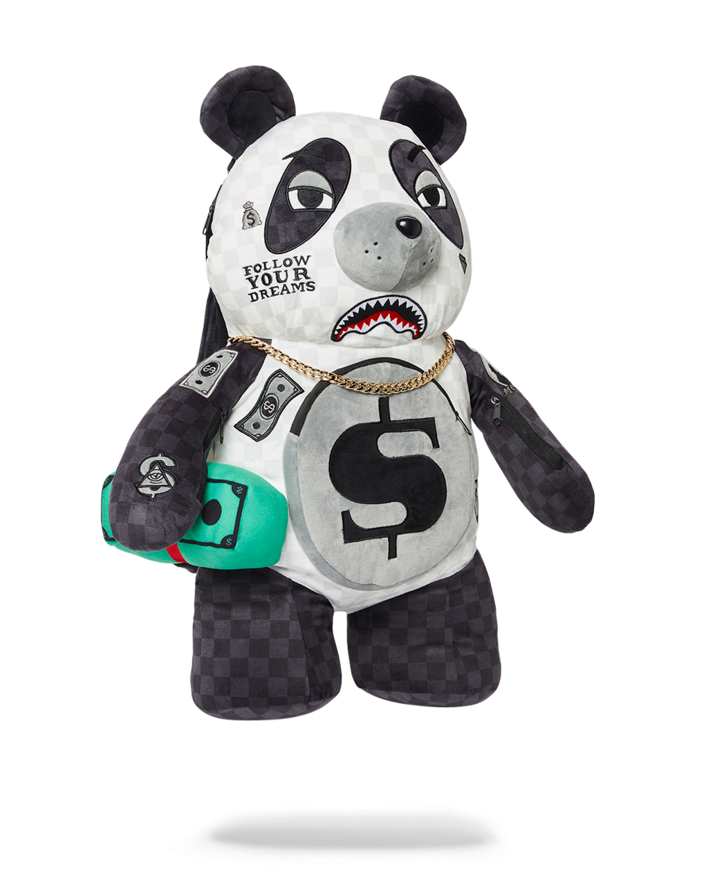 SPRAYGROUND MONEYBEAR TEDDYBEAR BACKPACK PANDA PANDA PANDA