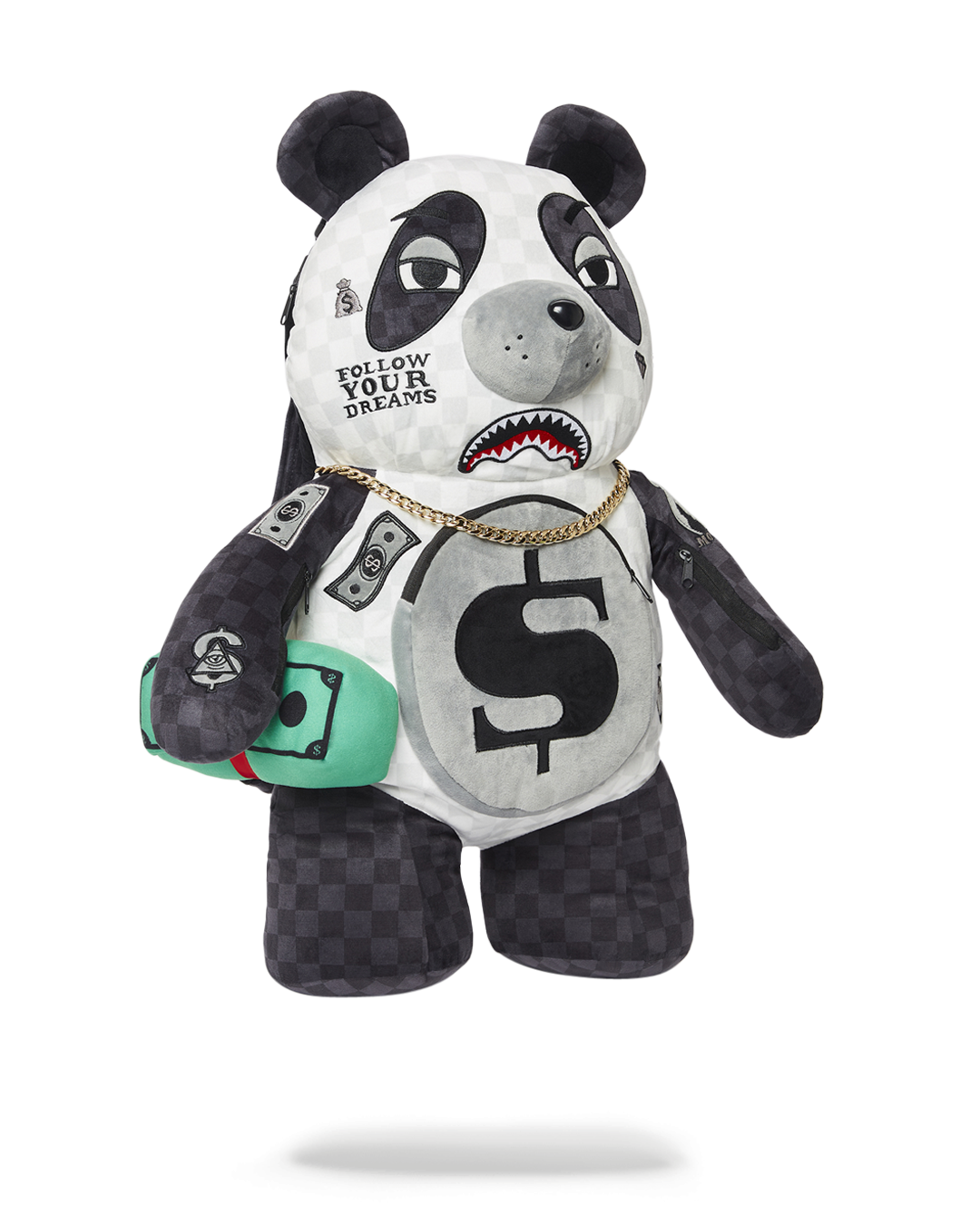 SPRAYGROUND MONEYBEAR TEDDYBEAR BACKPACK PANDA PANDA PANDA