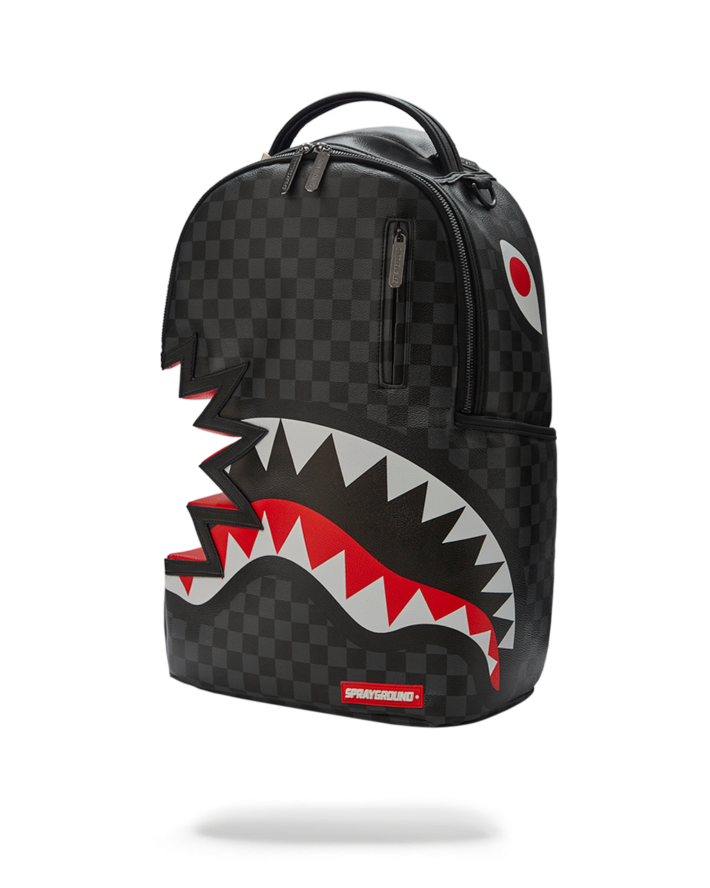 SPRAYGROUND SHARK BITE SHARKS IN PARIS GRAY BACKPACK (DLXV)