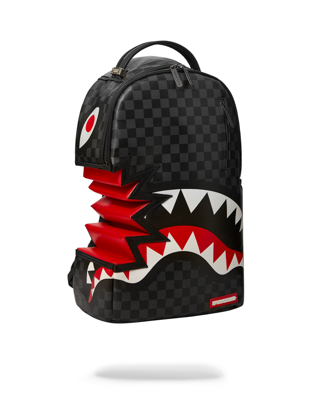 SPRAYGROUND SHARK BITE SHARKS IN PARIS GRAY BACKPACK (DLXV)