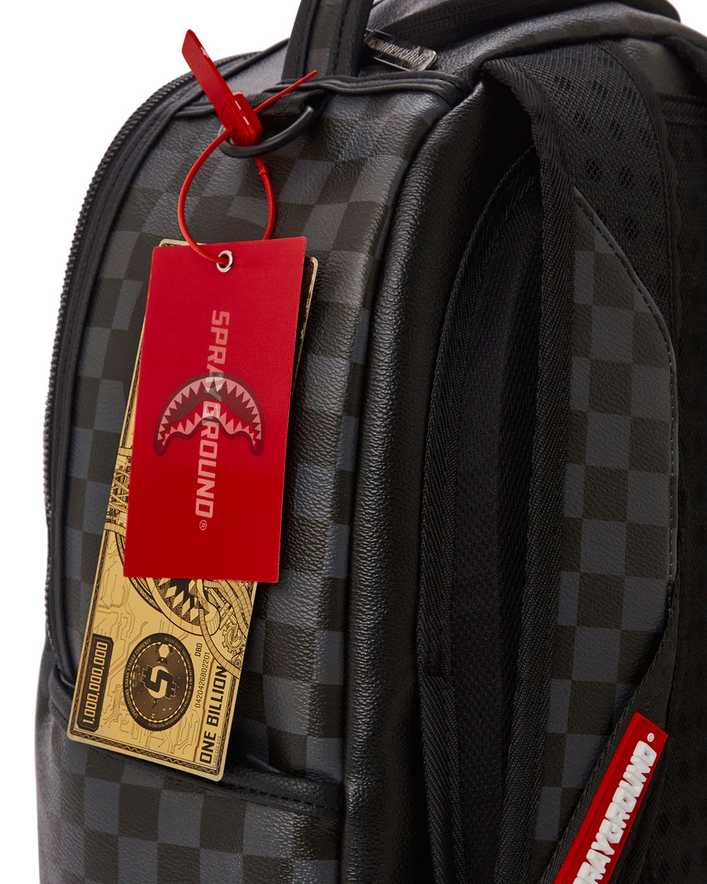 SPRAYGROUND SHARK BITE SHARKS IN PARIS GRAY BACKPACK (DLXV)