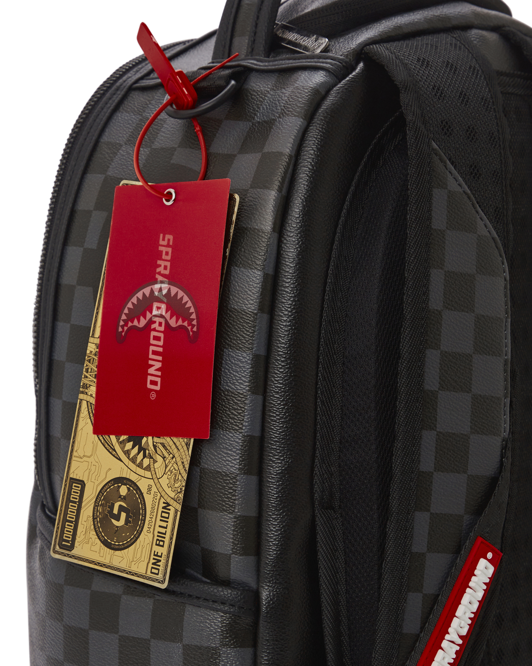 SPRAYGROUND SHARK BITE SHARKS IN PARIS GRAY BACKPACK (DLXV)