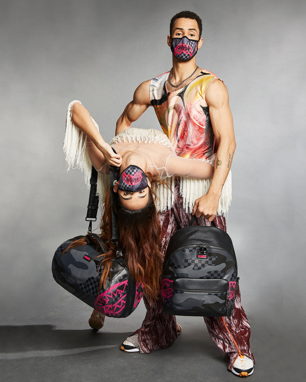 SPRAYGROUND 3AM PINK DRIP CHATEAU BACKPACK