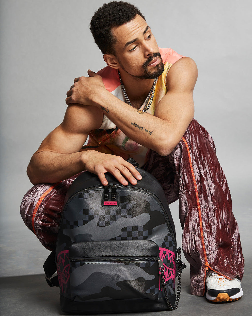 SPRAYGROUND 3AM PINK DRIP CHATEAU BACKPACK