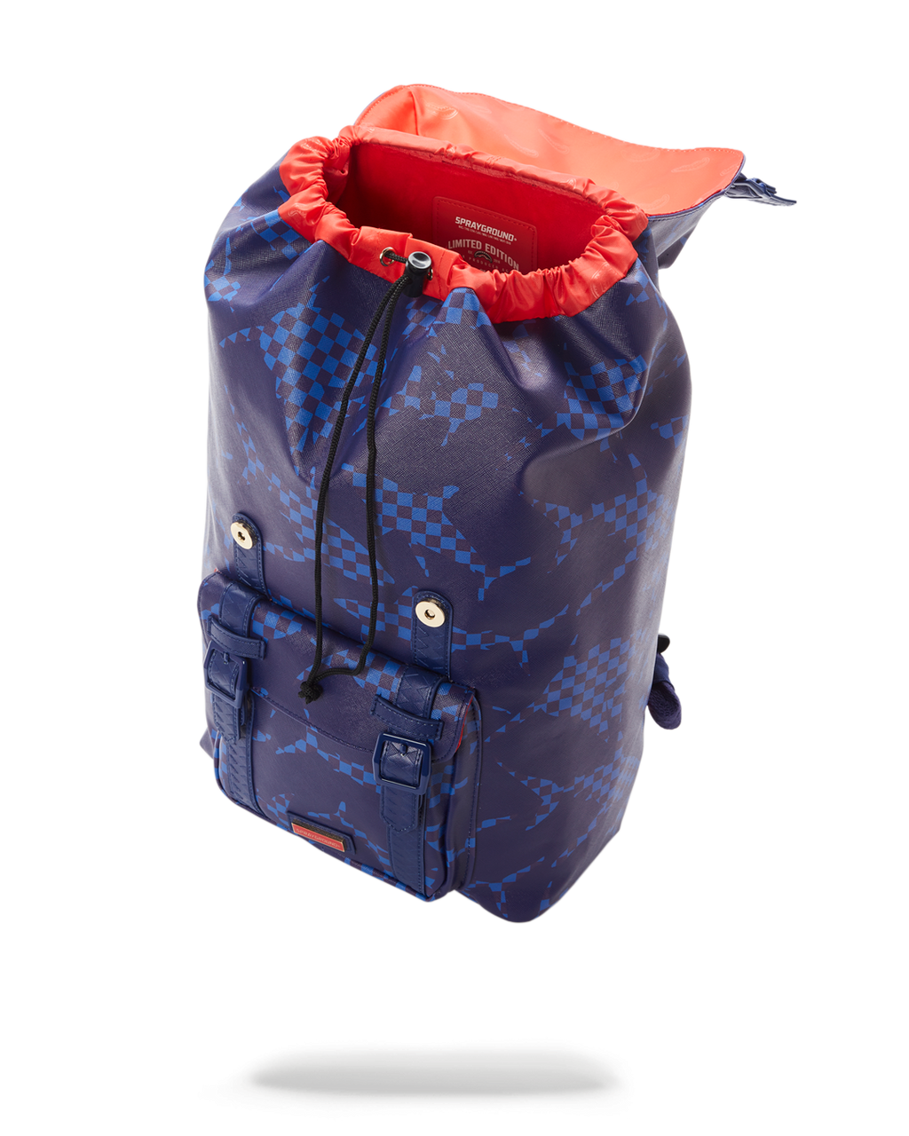 SPRAYGROUND SHARK CHECK (BLUE) HILLS BACKPACK