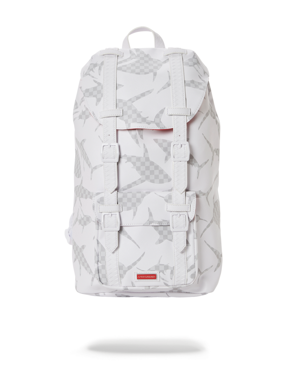 SPRAYGROUND SHARK CHECK (WHITE) HILLS BACKPACK