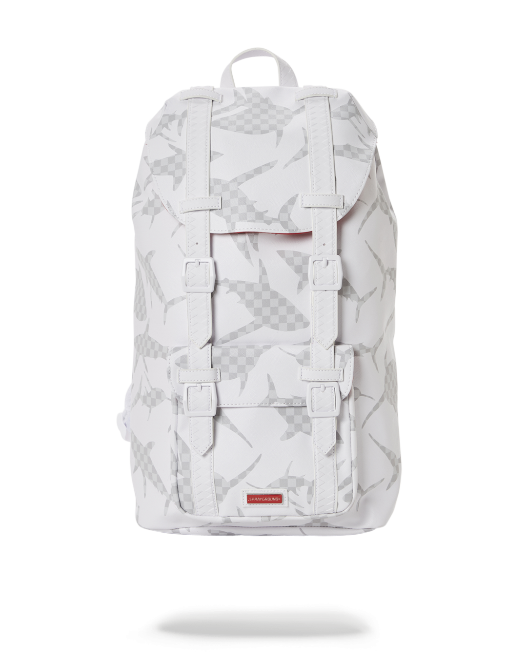 SPRAYGROUND SHARK CHECK (WHITE) HILLS BACKPACK