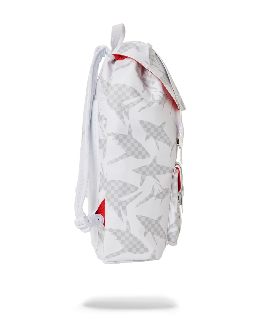 SPRAYGROUND SHARK CHECK (WHITE) HILLS BACKPACK