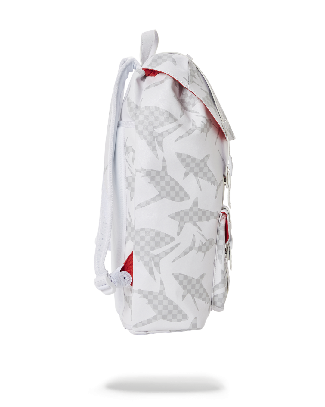 SPRAYGROUND SHARK CHECK (WHITE) HILLS BACKPACK