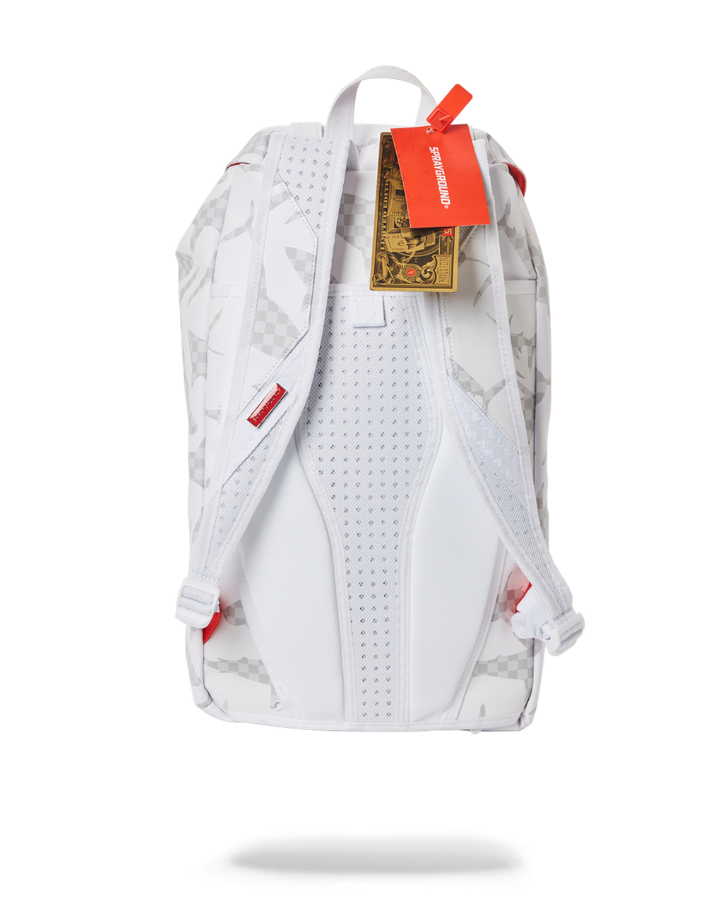 SPRAYGROUND SHARK CHECK (WHITE) HILLS BACKPACK