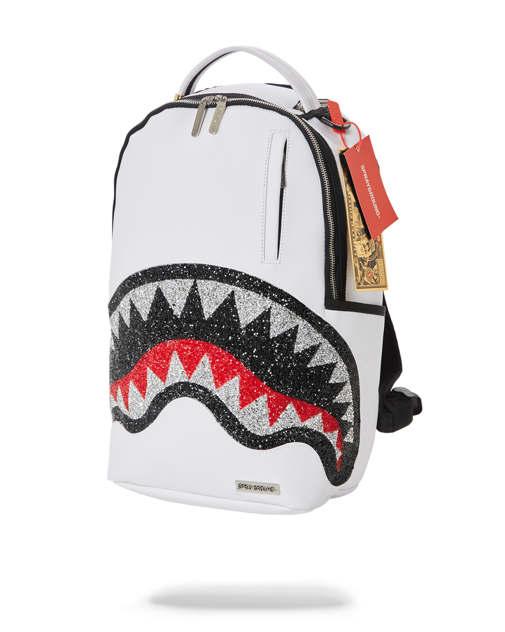 SPRAYGROUND CLEARCUT DLX BACKPACK (WHITE)