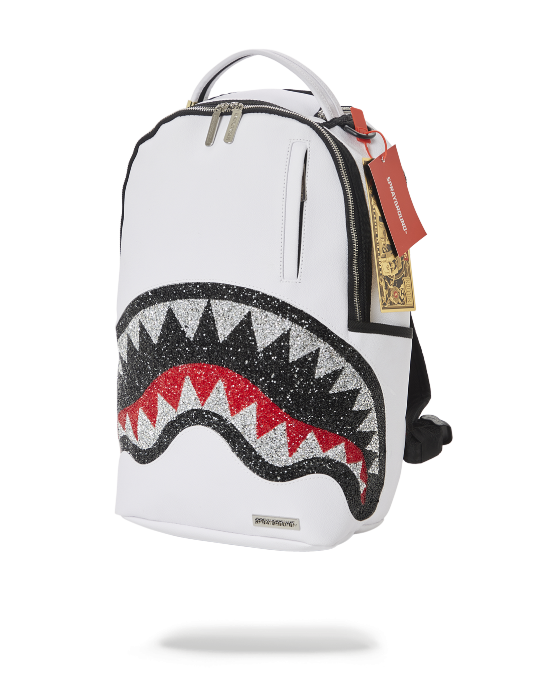SPRAYGROUND CLEARCUT DLX BACKPACK (WHITE)