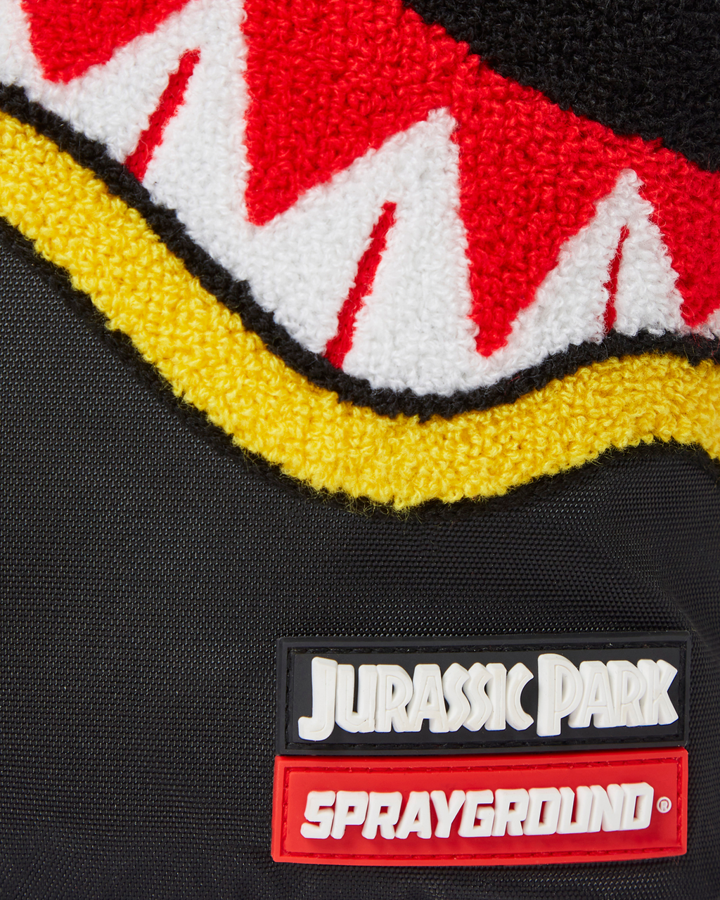 SPRAYGROUND JURASSIC PARK SHARK "CHENILLE SHARK" BACKPACK (DLXR)