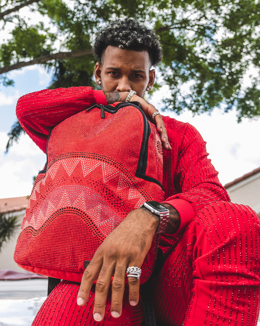 SPRAYGROUND ROUGE TRINITY BACKPACK