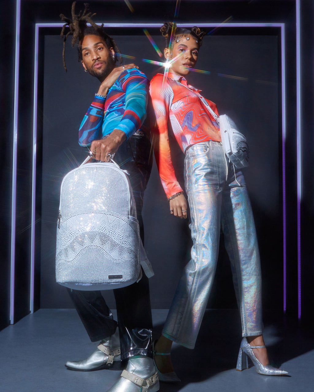 SPRAYGROUND TRINITY CRYSTAL BACKPACK (DLXV)