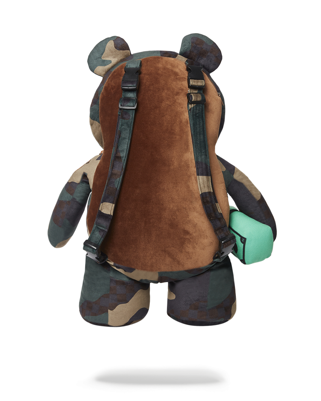 SPRAYGROUND CAMOCHECK MONEYBEAR TEDDYBEAR BACKPACK