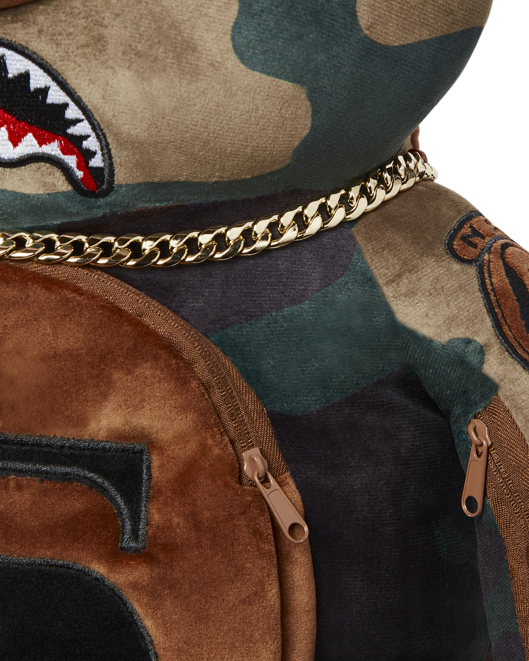 SPRAYGROUND CAMOCHECK MONEYBEAR TEDDYBEAR BACKPACK