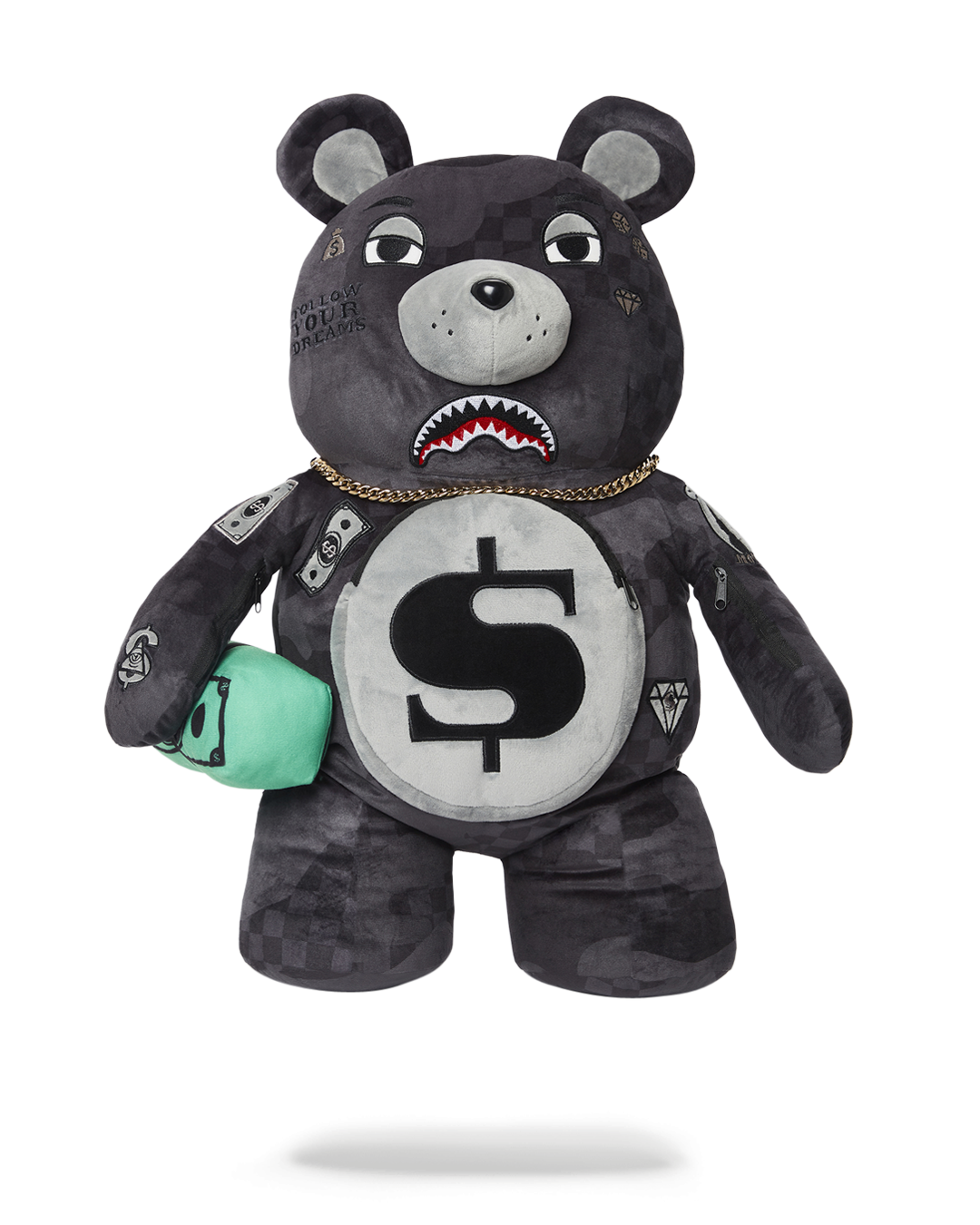 SPRAYGROUND 3AM NEVER SLEEP MONEYBEAR TEDDYBEAR BACKPACK