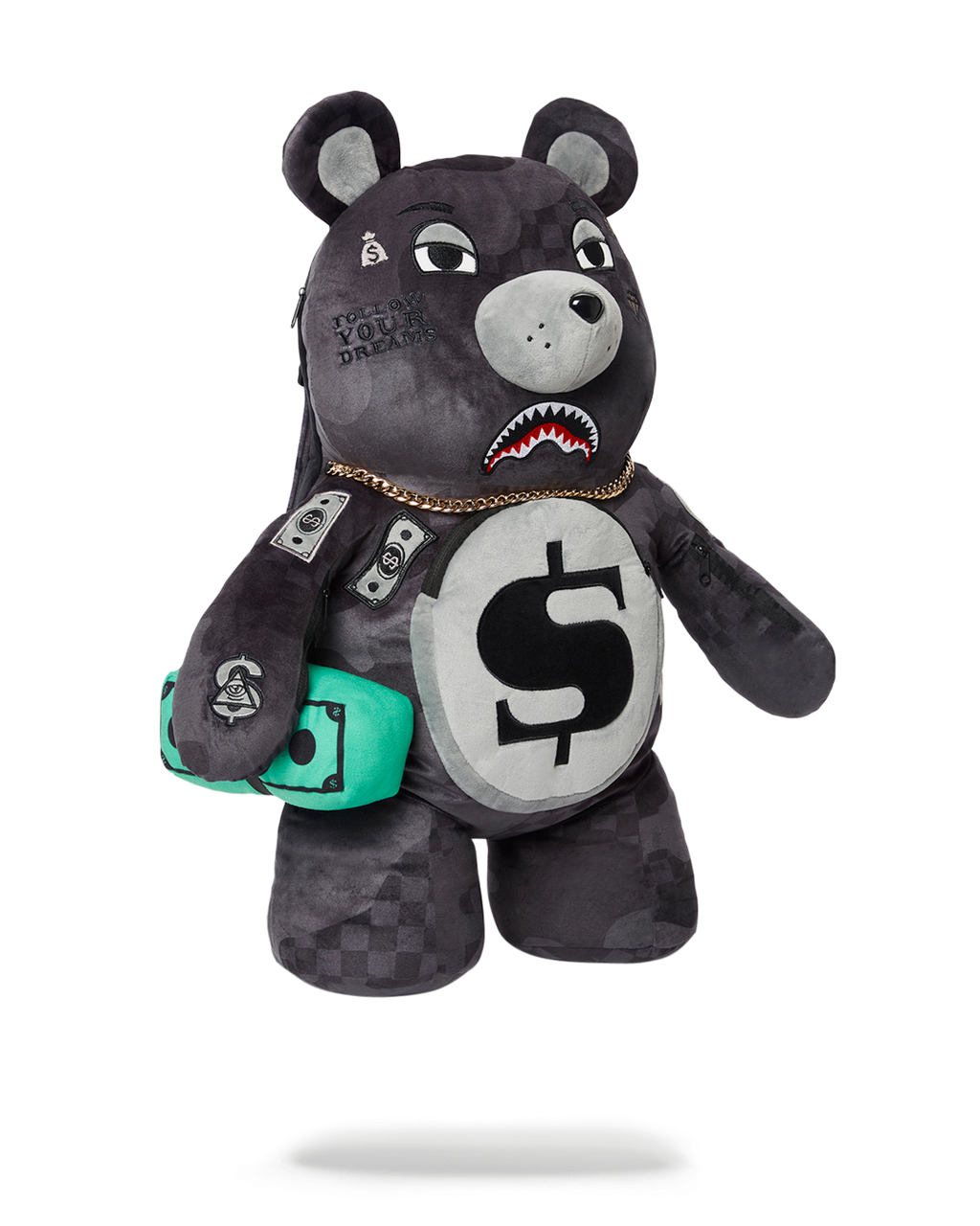 SPRAYGROUND 3AM NEVER SLEEP MONEYBEAR TEDDYBEAR BACKPACK