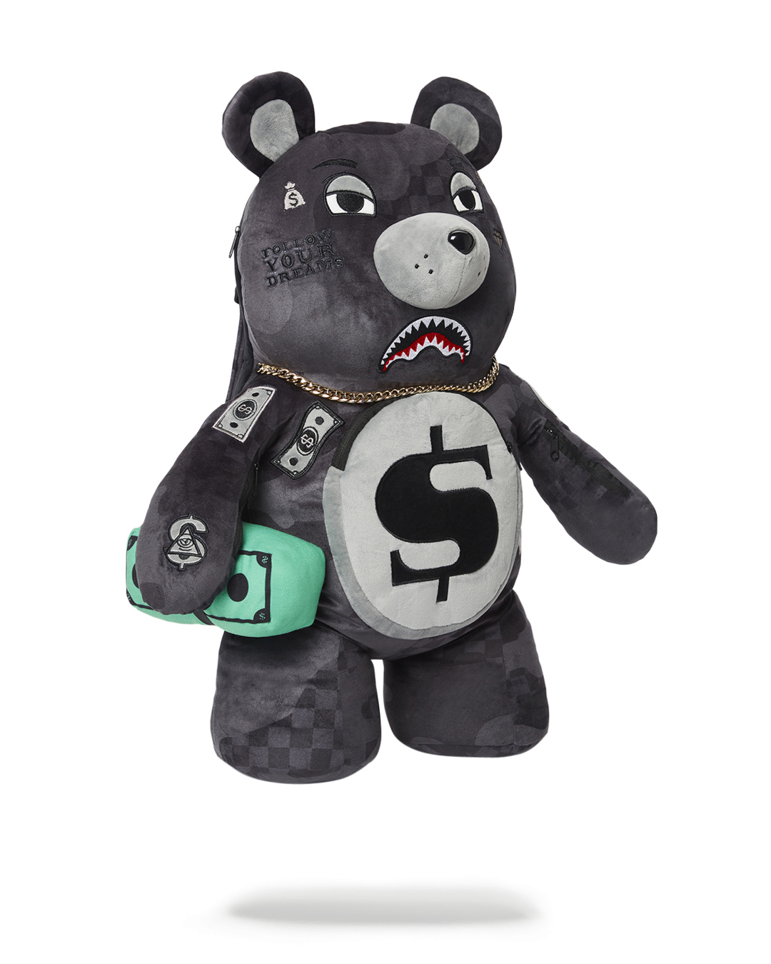 SPRAYGROUND 3AM NEVER SLEEP MONEYBEAR TEDDYBEAR BACKPACK