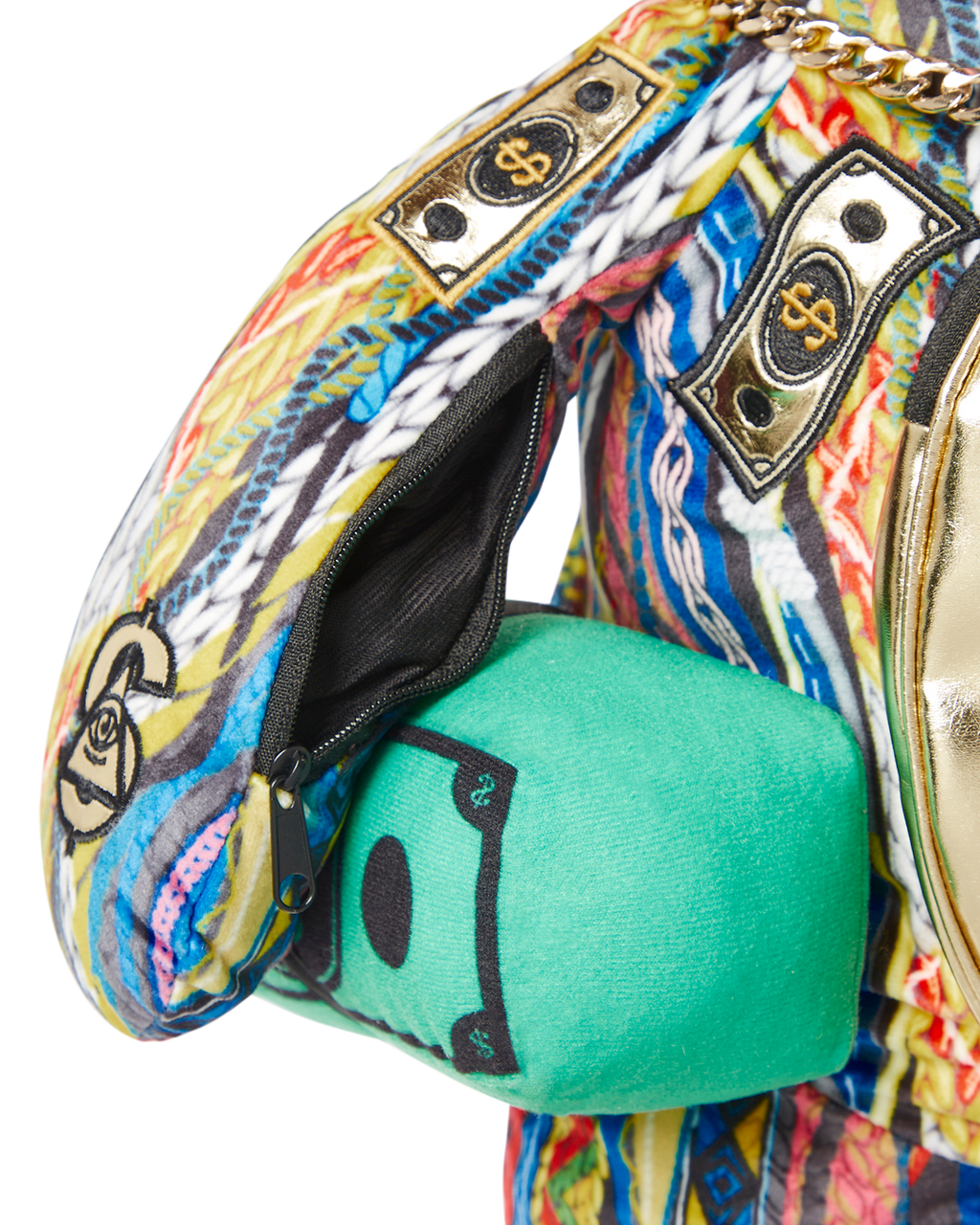SPRAYGROUND THE GOLDEN AGE MONEYBEAR TEDDYBEAR BACKPACK