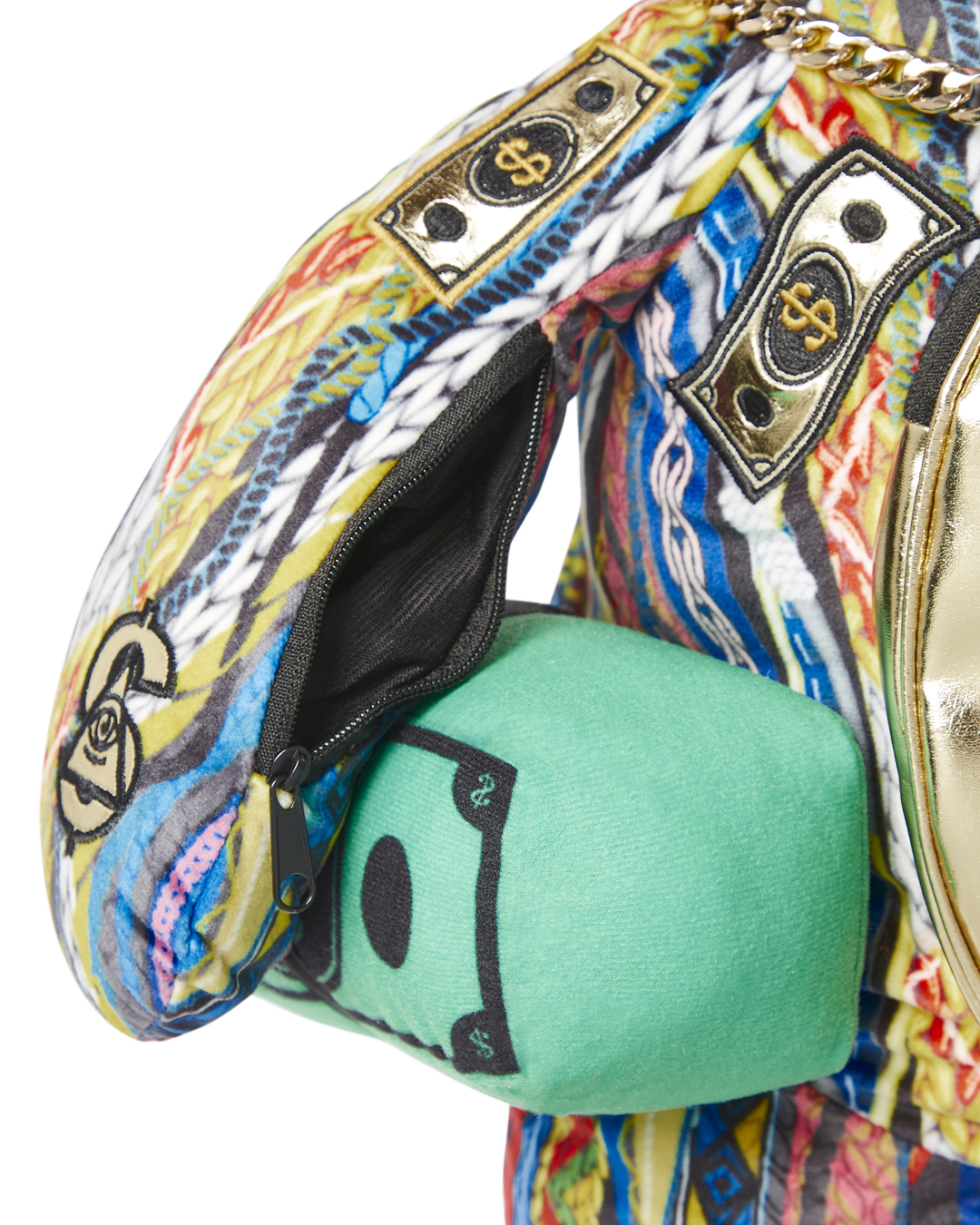 SPRAYGROUND THE GOLDEN AGE MONEYBEAR TEDDYBEAR BACKPACK