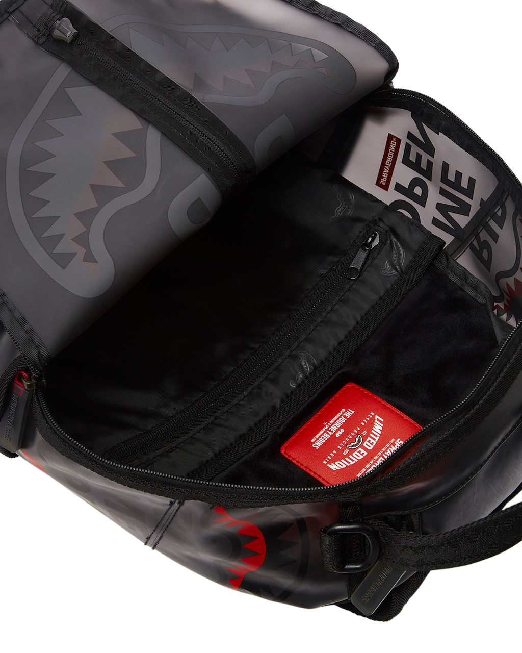 SPRAYGROUND RIP ME OPEN BACKPACK (FROSTED TRANSPARENT)