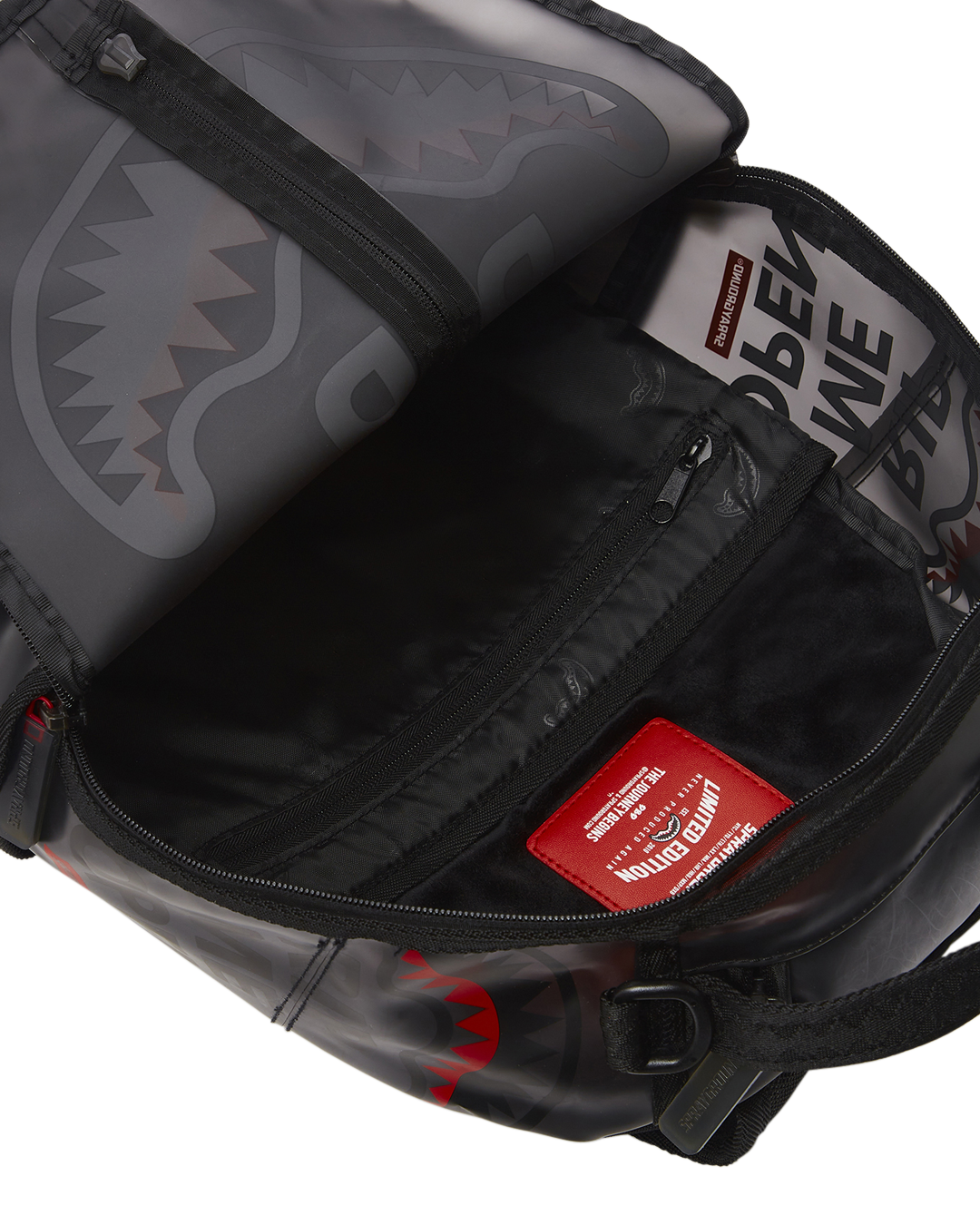 SPRAYGROUND RIP ME OPEN BACKPACK (FROSTED TRANSPARENT)