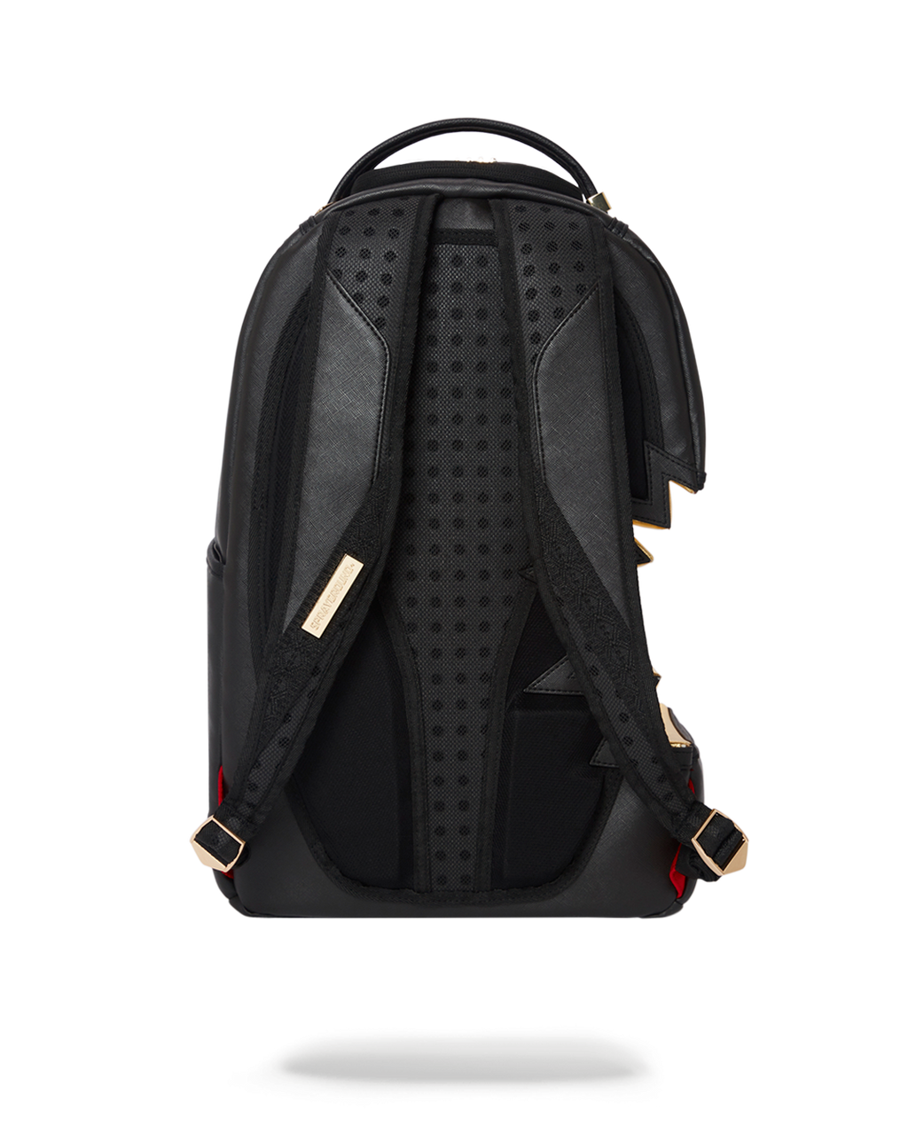 SPRAYGROUND A.i.3 SHARK BITE BLACK GOLD BACKPACK (DLXV)