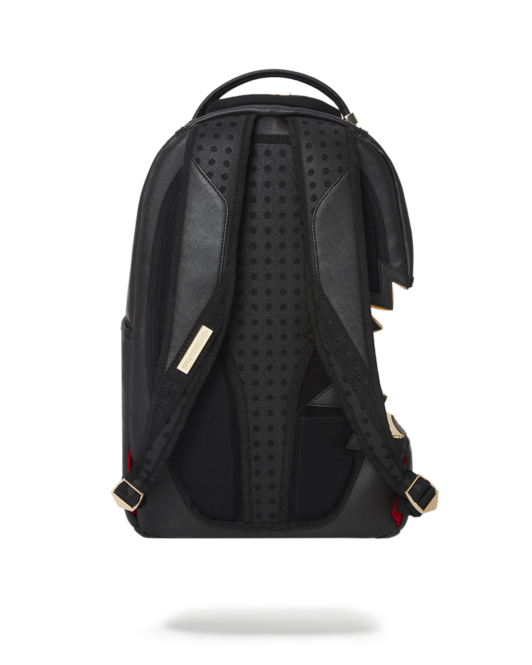 SPRAYGROUND A.i.3 SHARK BITE BLACK GOLD BACKPACK (DLXV)